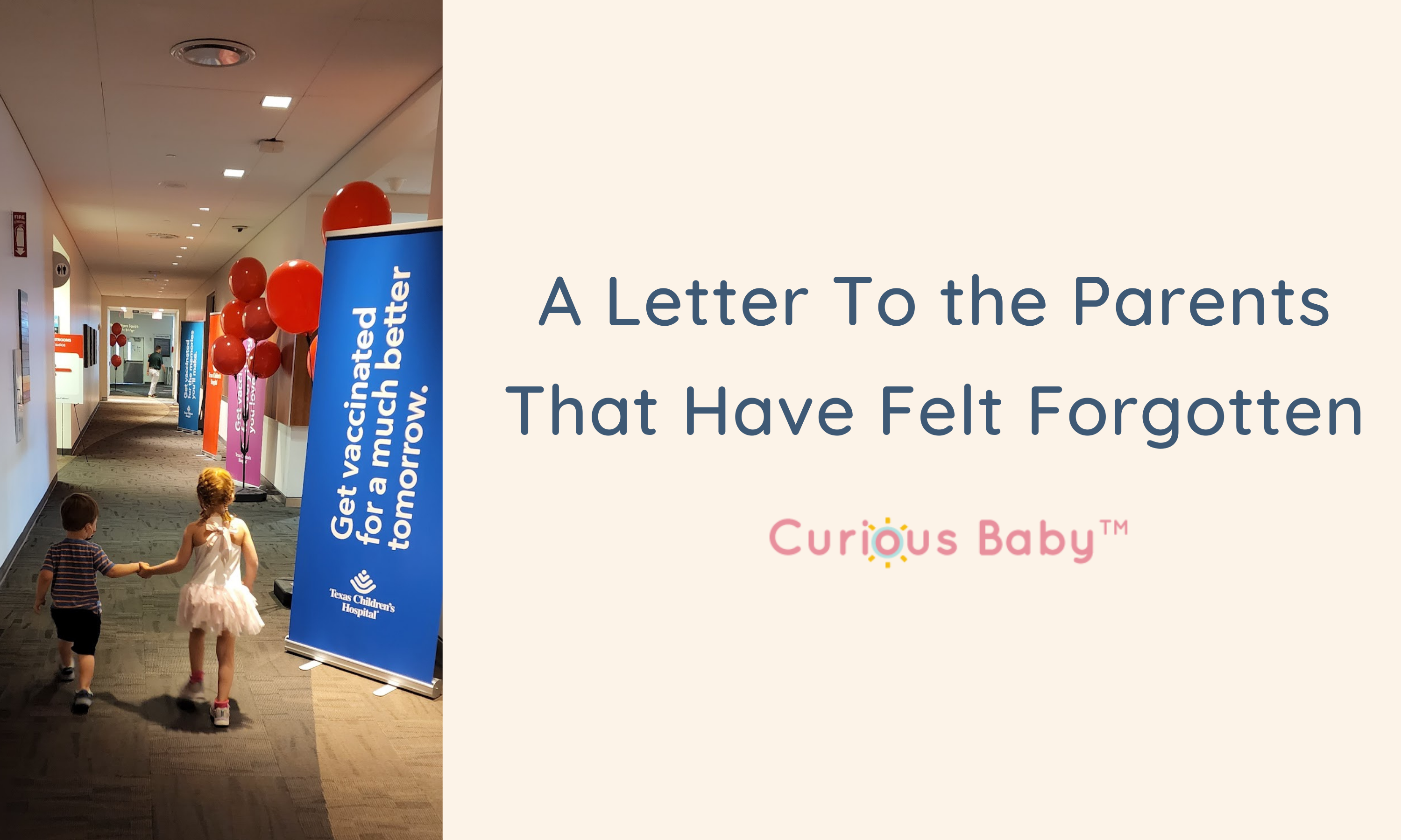 A Letter To the Parents That Have Felt Forgotten