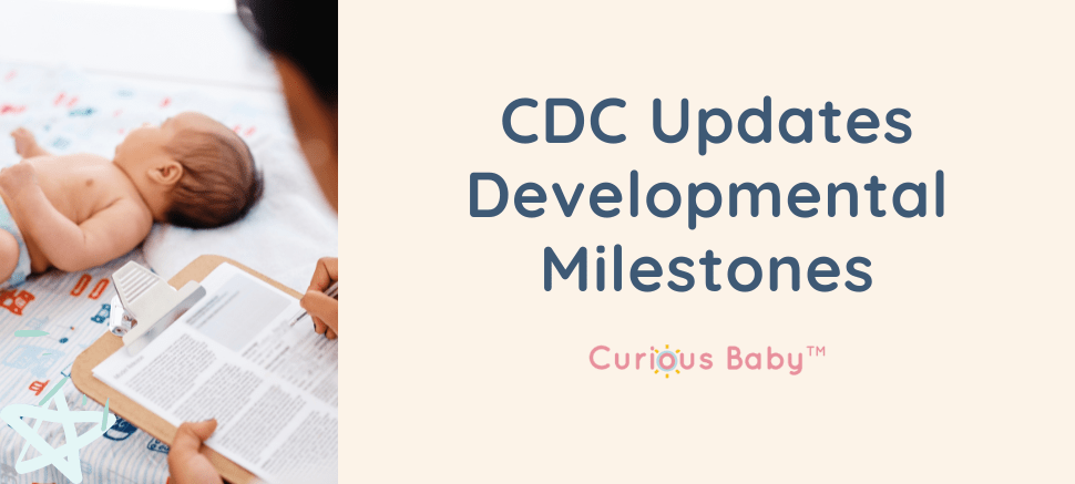 Cdc Development Learning CDC Updates Developmental Milestones – Curious Baby Cards