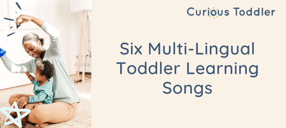 Six Multi-Lingual Toddler Learning Songs - Curious Baby Cards