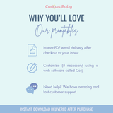 Printable: Gummy Bear Candy Valentine - Curious Baby Cards - DIGI - VAL - BURST