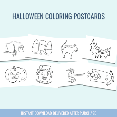 Halloween Printable Post Cards