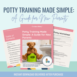 Parenting Guide eBook: Potty Training Made Simple - A Guide for New Parents (30 - Page Digital Download) - Curious Baby Cards - DIGI - POTTY - GUIDE