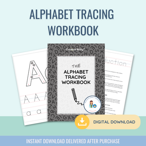 Printable The Alphabet Tracing Workbook: A-Z Letter Practice for Kids