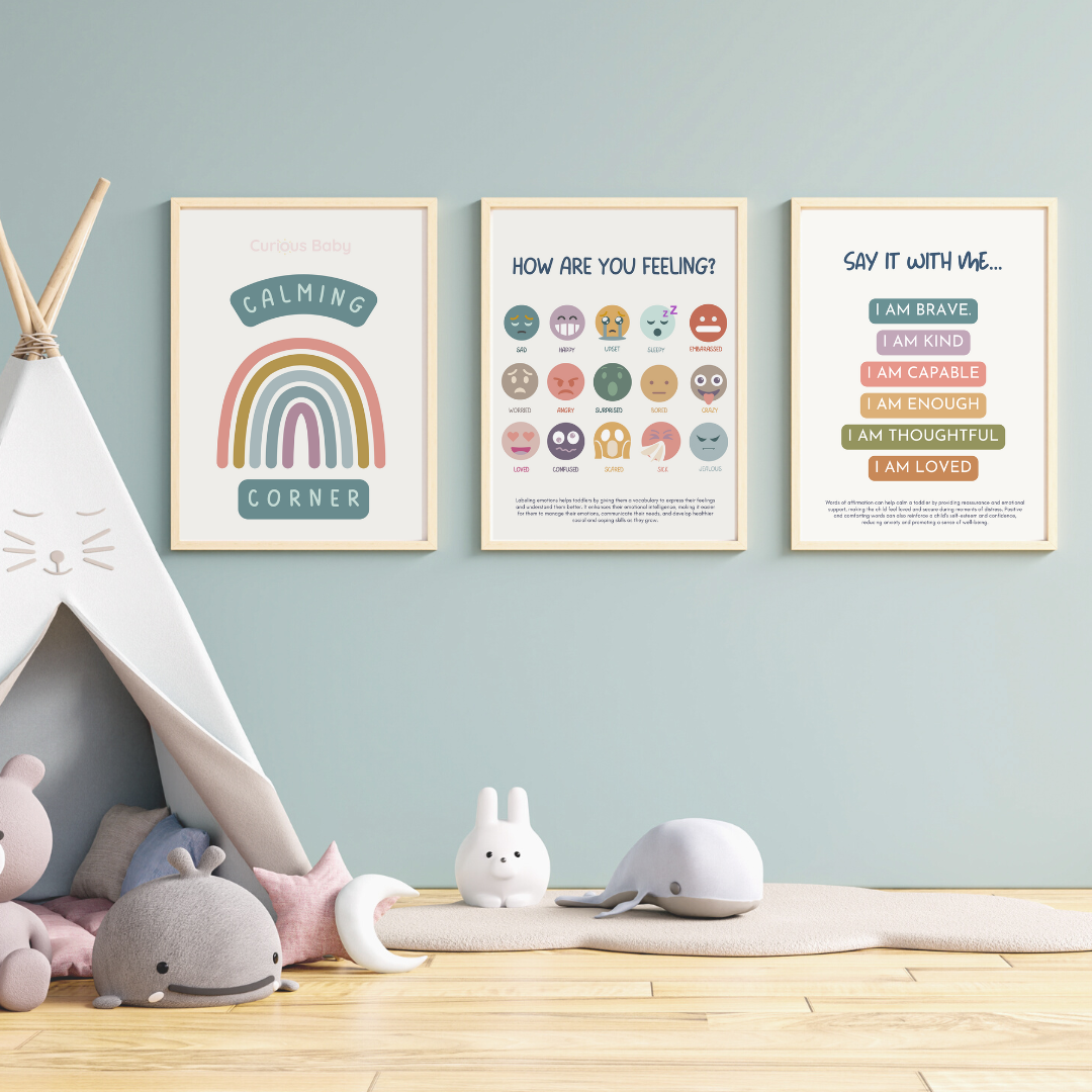 Calming Corner Posters (Digital Printable Download) – Curious Baby Cards