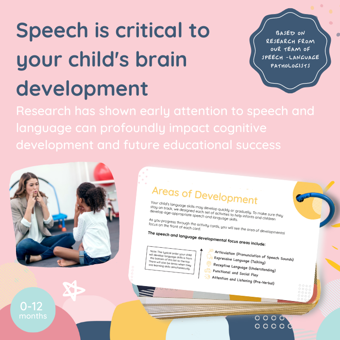 Curious Baby Speech &amp; Language Cards (0-36 months)