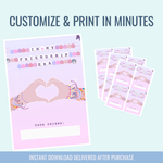 Printable: Swiftie Friendship Valentine (Fill in the Blank Name) - Curious Baby Cards - 