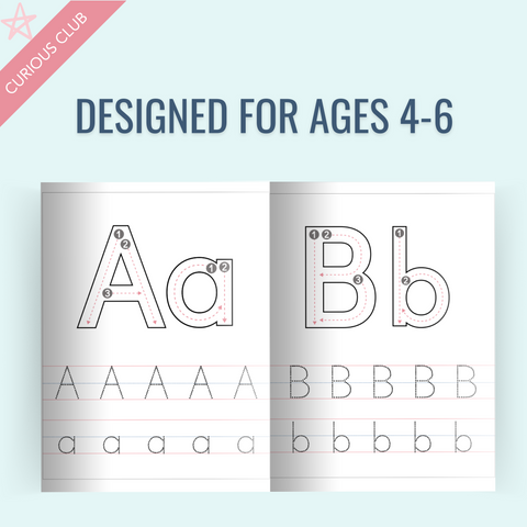 Printable The Alphabet Tracing Workbook: A-Z Letter Practice for Kids