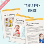 Parenting Guide eBook: Starting Solids - Baby - Led Weaning with Confidence (21 - Page Digital Download) - Curious Baby Cards - DIGI - BLW - GUIDE