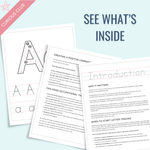 Parenting Guide eBook: The Alphabet Tracing Workbook: A - Z Letter Practice for Kids - Curious Baby Cards - DIGI - TRACING