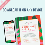 Printable Elf Kit (35 Days of Ideas) - The Busy Parent's Printable Guide to Elf Magic - Curious Baby Cards - 