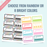 Printable: Kids Reward Earning Punch Card - Curious Baby Cards - DIGI - PUNCH