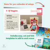 Printable Elf Kit (35 Days of Ideas) - The Busy Parent's Printable Guide to Elf Magic - Curious Baby Cards - 