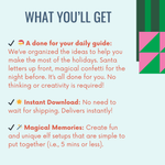 Printable Elf Kit (35 Days of Ideas) - The Busy Parent's Printable Guide to Elf Magic - Curious Baby Cards - 