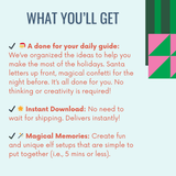 Printable Elf Kit (35 Days of Ideas) - The Busy Parent's Printable Guide to Elf Magic - Curious Baby Cards - 