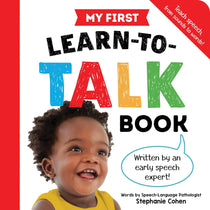 My First Learn - to - Talk Book: Written by an Early Speech Expert! - Curious Baby Cards - bk - sb - 4810