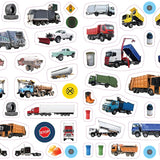 Eyelike Stickers: Trucks Stickers (Reusable)