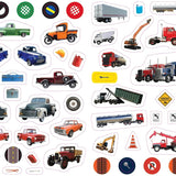 Eyelike Stickers: Trucks Stickers (Reusable)