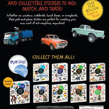 Eyelike Stickers: Trucks Stickers (Reusable)