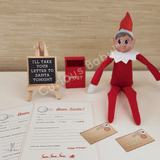 Printable Elf Kit (35 Days of Ideas) - The Busy Parent's Printable Guide to Elf Magic - Curious Baby Cards - 
