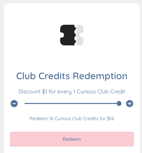 Redeem Your Credits