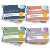 Curious Baby Baby Development Bundle: Baby & Me, Expansion Pack, Gross Motor, and Big Emotions Cards