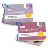 Curious Baby Big Emotions Bundle: Big Emotions Cards for 0 to 24 months and ages 3 to 5
