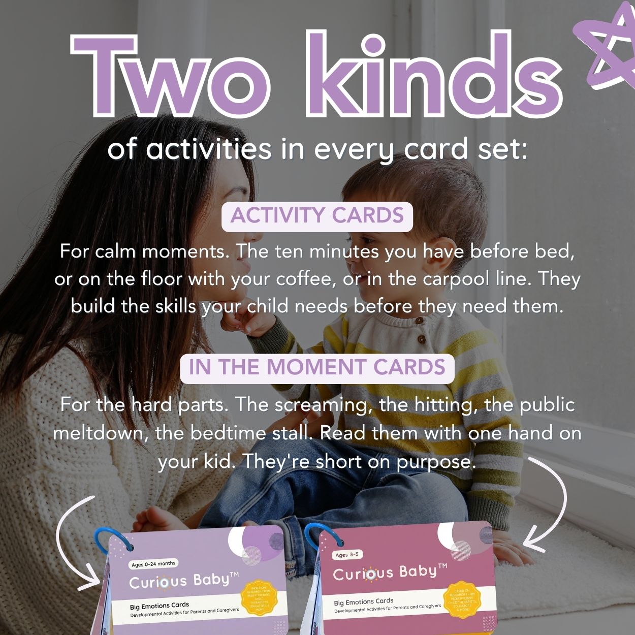Curious Baby Big Emotions Cards (Pre - Order) - Curious Baby Cards