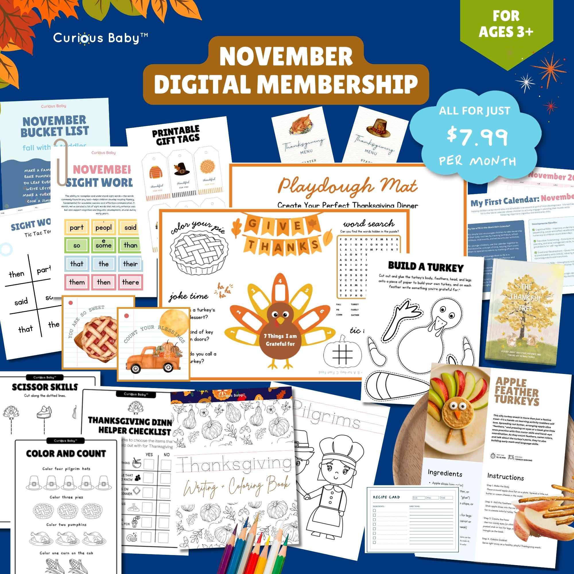 Curious Club Membership - Curious Baby Cards