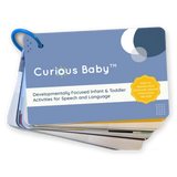Curious Baby Speech and Language Development Cards for ages 0 to 36 months