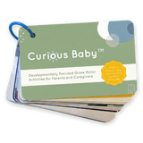 Curious Baby Gross Motor Development Cards for ages 0 to 36 months