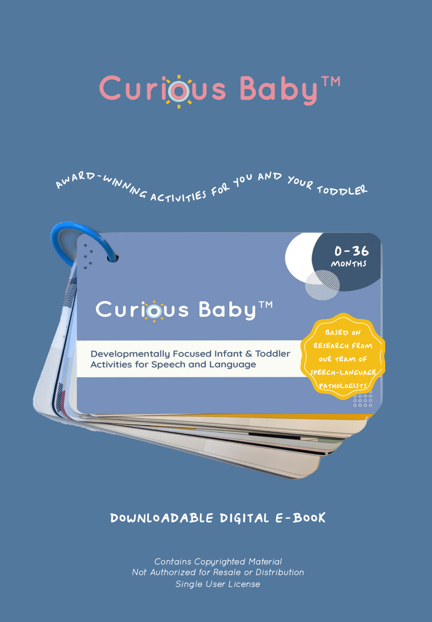 Speech & Language Cards (Digital e - Book, 2024) - Curious Baby Cards - 683 - DIGI - SLP - 1