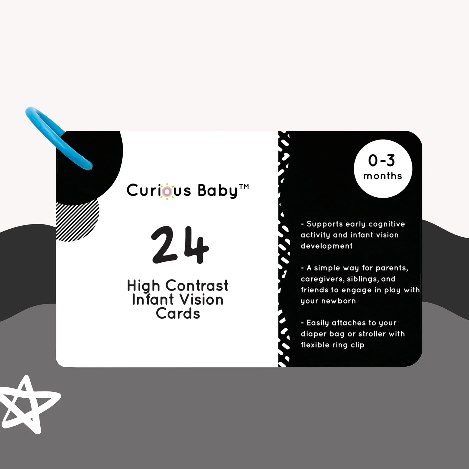 High-Contrast Vision Development Cards