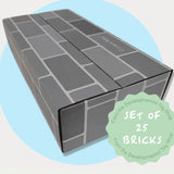 Modern Grey Gross Motor Building Bricks - Set of 25