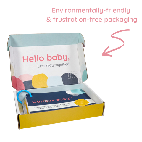 Curious Baby Activity Cards Frustration-Free and Environmentally Friendly 100% Recyclable Packaging
